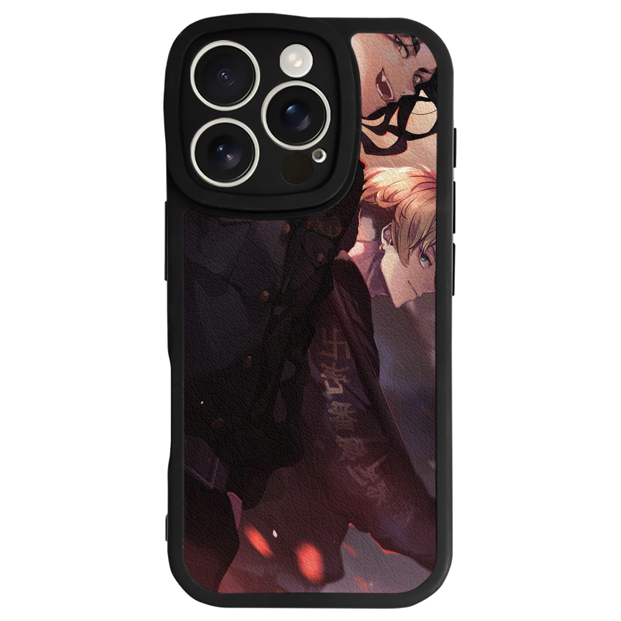 （画像用） 東京リベンジャーズ Tokyo Revengers 【iPhone 16シリーズ対応】シリコンスマホケース（レザー調） 材質：シリコン